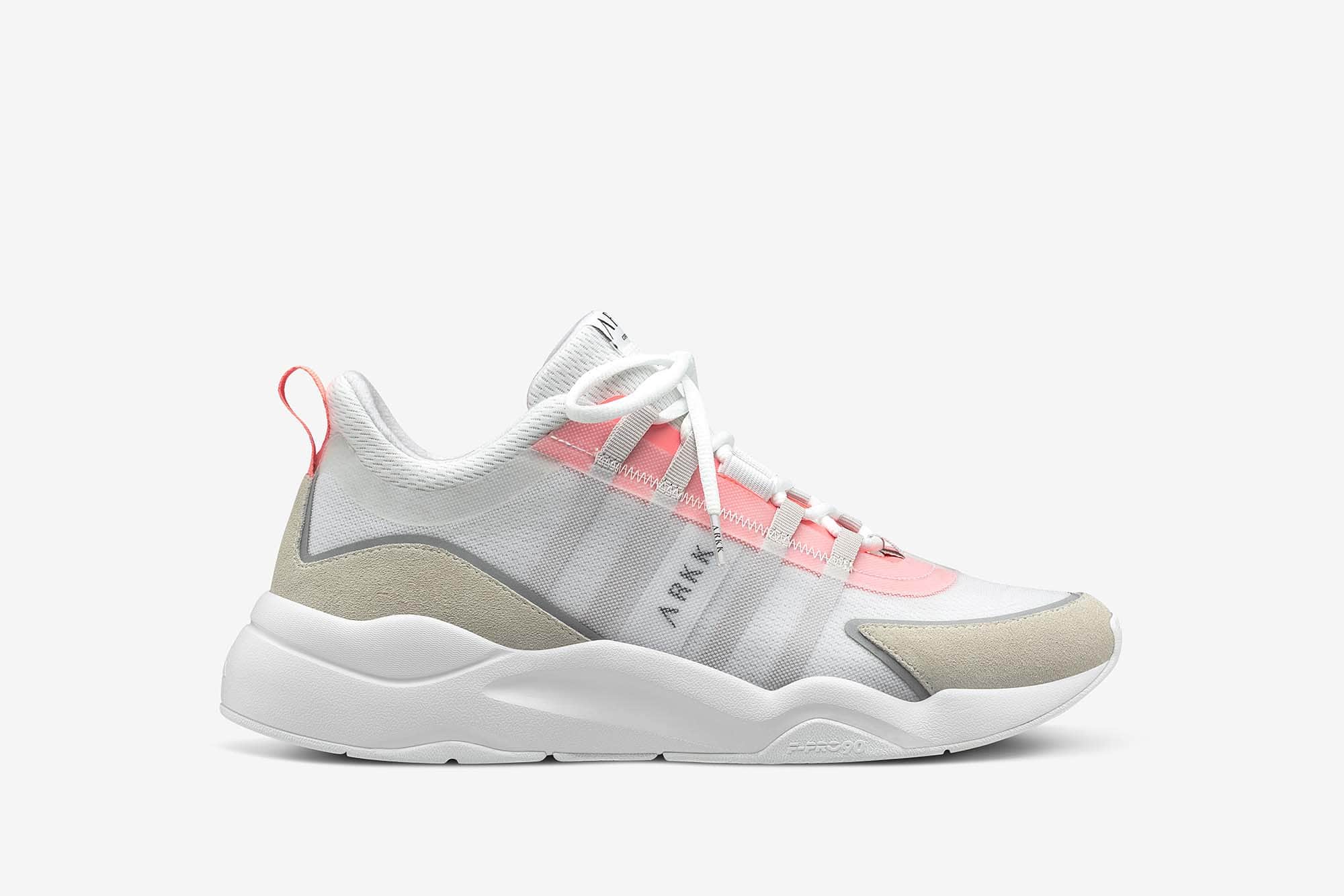 ARKK Collection Lyron Mesh F-PRO90 White Radiant Coral - Men Lyron White Radiant Coral